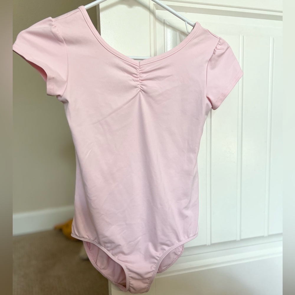 Girls Ballet Bundle - Pink Sleeveless Leotard with Skirt